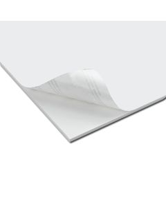 Carton mousse autocollant blanc 32 x 40 - 3/16"
