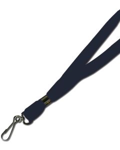 3/8" Lanyard Navy with Swivel Hook and Breakaway