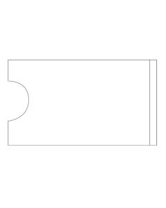 Self Adhesive Business Card Holder 2 3/8" x 3 3/4"
