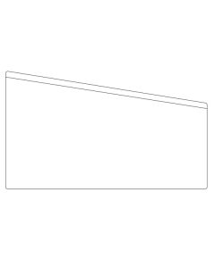 Self Adhesive half Pocket 8 3/4" x 5 1/8"