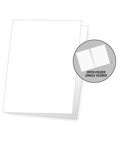Spaark Folder 12 x18 White Gloss, Die Score 12pt #3002
