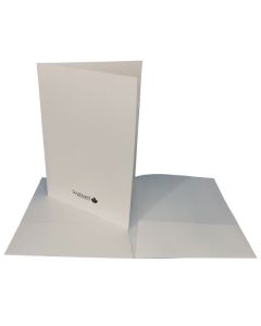 White Plain Twin Pocket Folders with 4" Pockets