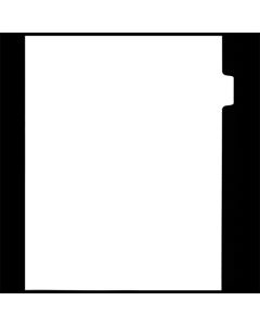 White Copy Tab Dividers 8th cut - Position #2