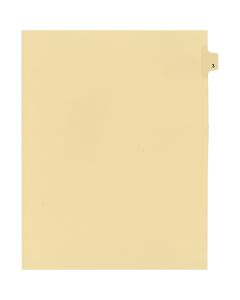 Litigation Tab Dividers *c* Buff #03