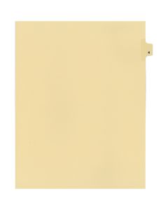 Litigation Tab Dividers *c* Buff #04