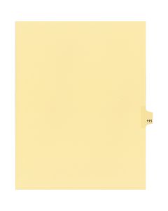 Onglets juridique Indiv Lettre 115 Coupe 25 C-Chamois