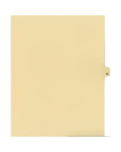Litigation Tab Dividers *c* Buff #12
