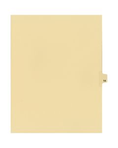 Litigation Tab Dividers *c* Buff #14