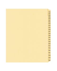 Litigation Tab Dividers *c* Buff 1826-1850
