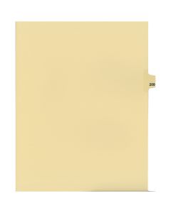 Onglets juridique Indiv Lettre 209 Coupe 25 C-Chamois
