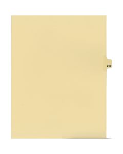 Onglets juridique Indiv Lettre 210 Coupe 25 C-Chamois