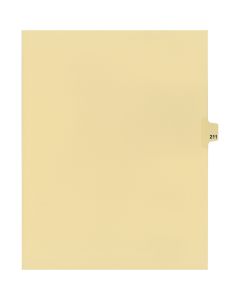 Onglets juridique Indiv Lettre 211 Coupe 25 C-Chamois