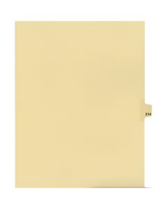 Onglets juridique Indiv Lettre 214 Coupe 25 C-Chamois