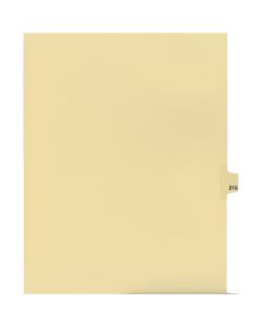 Onglets juridique Indiv Lettre 215 Coupe 25 C-Chamois
