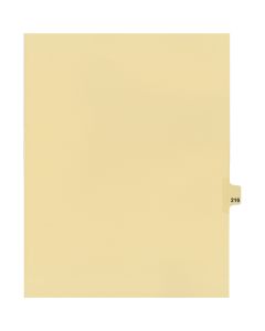 Onglets juridique Indiv Lettre 216 Coupe 25 C-Chamois