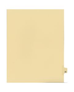 Litigation Tab Dividers *c* Buff #22