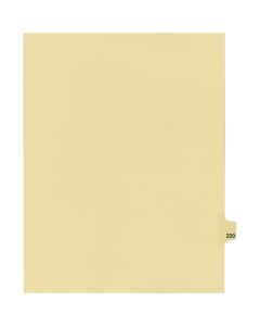 Onglets juridique Indiv Lettre 220 Coupe 25 C-Chamois