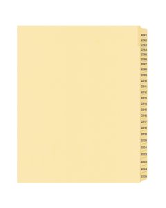 Litigation Tab Dividers *c* Buff 2201-2225