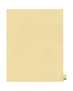 Onglets juridique Indiv Lettre 225 Coupe 25 Chamois