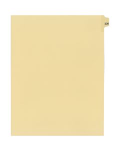 Onglets juridique Indiv Lettre 226 Coupe 25 C-Chamois