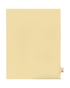 Litigation Tab Dividers *c* Buff #23