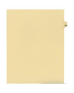 Onglets juridique Indiv Lettre 230 Coupe 25 C-Chamois