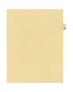 Onglets juridique Indiv Lettre 231 Coupe 25 C-Chamois