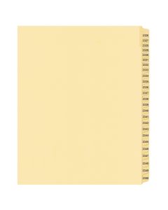 Litigation Tab Dividers *c* Buff 2326-2350
