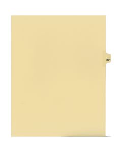 Onglets juridique Indiv Lettre 234 Coupe 25 C-Chamois