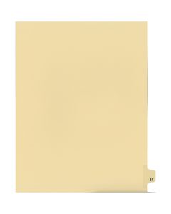 Litigation Tab Dividers *c* Buff #24