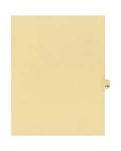 Onglets juridique Indiv Lettre 240 Coupe 25 C-Chamois