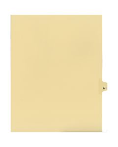 Onglets juridique Indiv Lettre 241 Coupe 25 C-Chamois