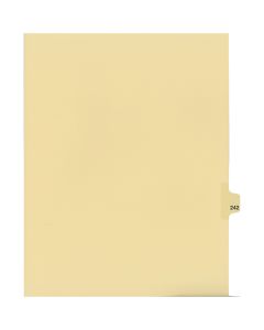 Onglets juridique Indiv Lettre 242 Coupe 25 C-Chamois