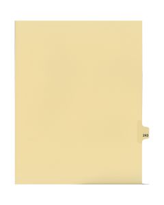 Onglets juridique Indiv Lettre 243 Coupe 25 C-Chamois