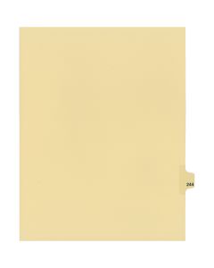 Onglets juridique Indiv Lettre 244 Coupe 25 C-Chamois