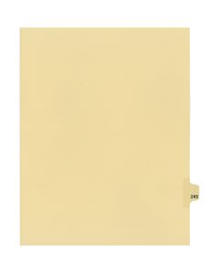 Onglets juridique Indiv Lettre 245 Coupe 25 C-Chamois