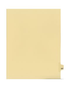 Onglets juridique Indiv Lettre 247 Coupe 25 C-Chamois