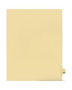 Onglets juridique Indiv Lettre 248 Coupe 25 C-Chamois