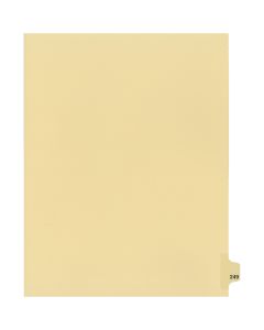 Litigation Tab Dividers *c* Buff #249