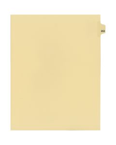 Litigation Tab Dividers *c* Buff #253