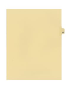 Litigation Tab Dividers *c* Buff #258