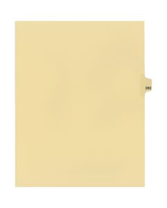 Litigation Tab Dividers *c* Buff #260