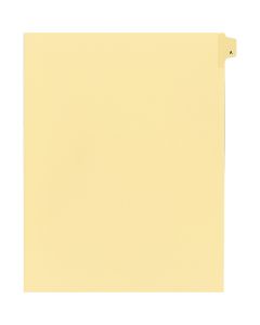 Litigation Tab Dividers *c* Buff "A"   26th Cut