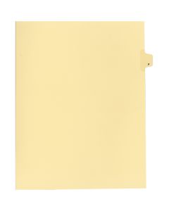 Litigation Tab Dividers *c* Buff "F"   26th Cut