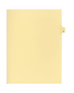 Litigation Tab Dividers *c* Buff "G"   26th Cut