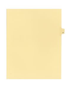 Litigation Tab Dividers *c* Buff "H"   26th Cut