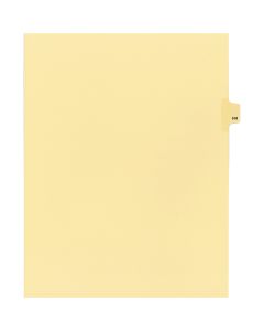 Litigation Tab Dividers *c* Buff "HH"  26th Cut