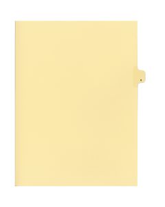Litigation Tab Dividers *c* Buff "II"  26th Cut