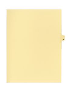 Litigation Tab Dividers *c* Buff "J"   26th Cut