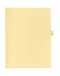 Litigation Tab Dividers *c* Buff "K"   26th Cut